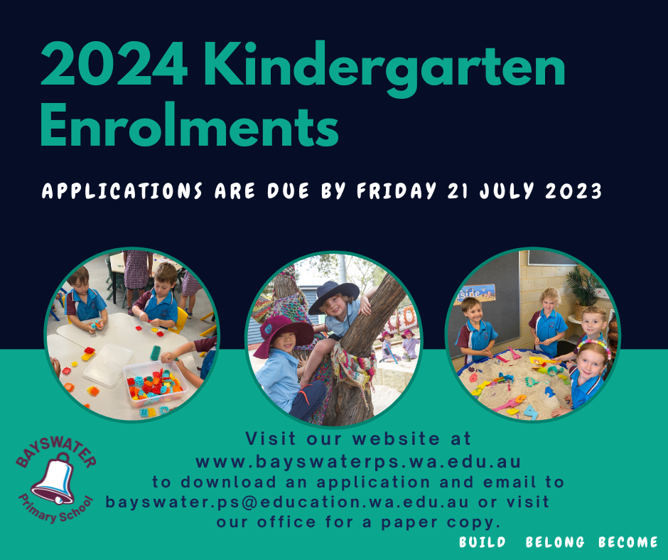 2024 Kindergarten Enrolments Bayswater Primary School   2024 Kindergarten Enrolments 6june 